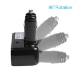 SHUNWEI SD-1918 80W 3.1A Car 2 in 1 Dual USB Charger - Image 2