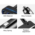 SHUNWEI SD-1918 80W 3.1A Car 2 in 1 Dual USB Charger - Image 3