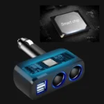 SHUNWEI SD-1918 80W 3.1A Car 2 in 1 Dual USB Charger - Image 4