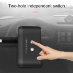 SHUNWEI SD-1925 120W 3A Car 2 in 1 Dual USB Charger 90 Degree Free Rotation Cigarette Lighter - Image 4