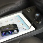 SHUNWEI SD-1928C 80W 3.1A Car 2 in 1 Dual USB Charger Cigarette Lighter with Voltage Detection - Image 6