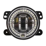 2 PCS DC12V-30V / 30W / 3A / 1440LM 12LEDs  4 inch Car LED Colorful Fog Light, Style: White Background - Image 2