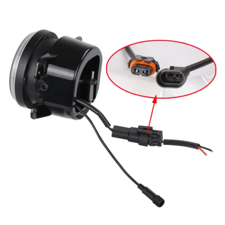 CRP3593_B4.webp 2 PCS DC12V-30V / 30W / 3A / 1440LM 12LEDs  4 inch Car LED Colorful Fog Light, Style: White Background - Image 5