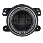 2 PCS DC12V-30V / 30W / 3A / 1440LM 12LEDs  4 inch Car LED Colorful Fog Light, Style: Black Background - Image 2