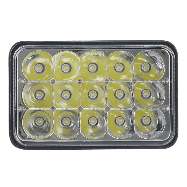CRP3595_1.webp 5 inch 45W DC 9-30V 3060LM IP67 Car LED Work Lights / Headlight, with 15LEDs Lamps - Image 2