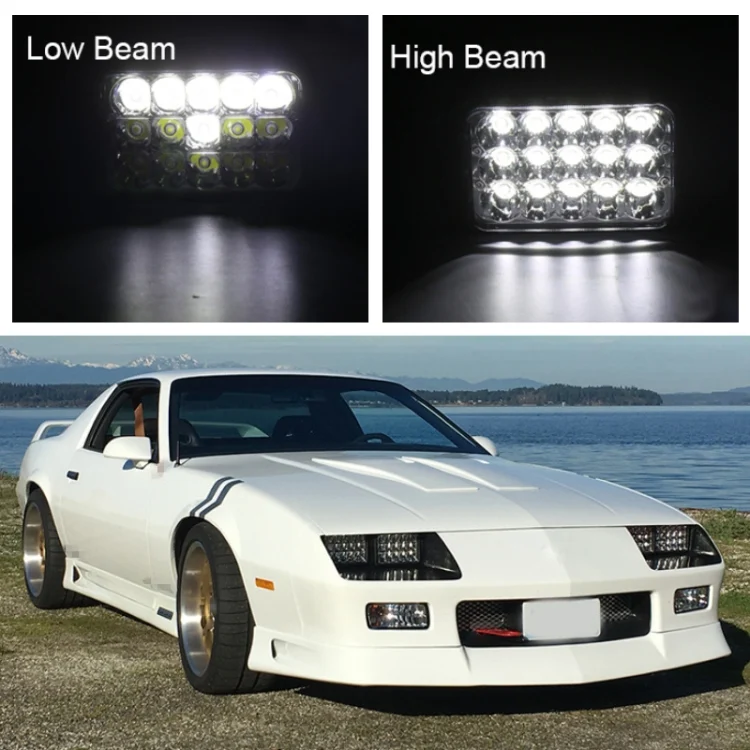 CRP3595_4.webp 5 inch 45W DC 9-30V 3060LM IP67 Car LED Work Lights / Headlight, with 15LEDs Lamps - Image 5