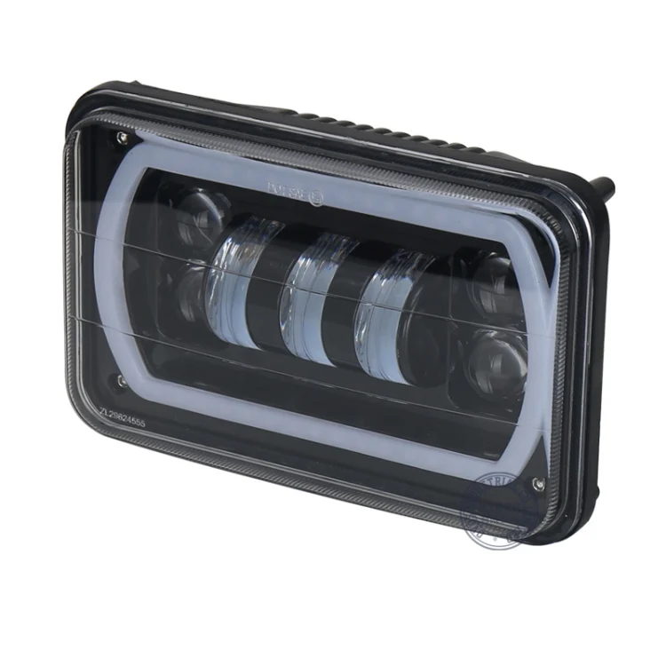 CRP3597.webp 5 inch 30W DC 10-30V 7200LM IP67 Car LED Turn Signal / Headlight, with Angel Eyes - Image 1