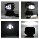 60W DC 12-24V 400LM Car 200m Wireless Remote Control 360 Degree Adjustable LED Search High Bay Lights / Spotlights - Image 8