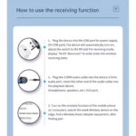 T-13 Bluetooth 5.0 LCD Digital Display Bluetooth Adapter Receiver Transmitter - Image 18
