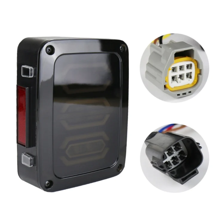 CRP3606_2.webp 1 Pair 15W DC 12V IP67 4 in 1 Car LED Tail Lights / Driving Lights / Brake Lights/Turn Reverse, European Version - Image 3