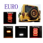 1 Pair 15W DC 12V IP67 4 in 1 Car LED Tail Lights / Driving Lights / Brake Lights/Turn Reverse, European Version - Image 6