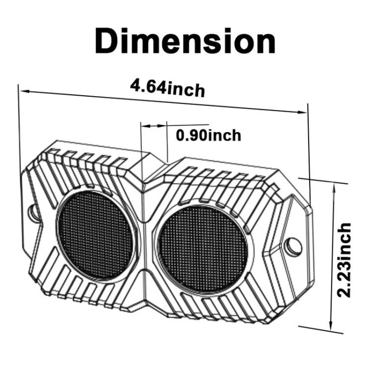 CRP3607_B2.webp 18W DC 12-24V 1.2A LED Double Row Car Bottom Light / Chassis Light / Yacht Deck Atmosphere Light - Image 3
