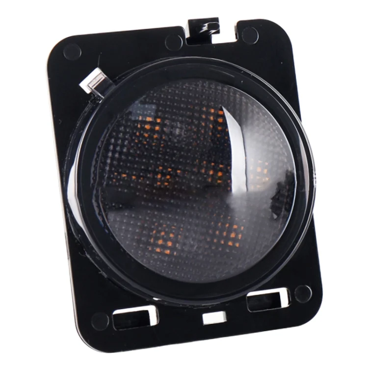 CRP3610_1.webp 2 PCS 8W DC 12V Car SUV Refit LEDWheel Eyebrow Turn Signal for Jeep Wrangler JK 07-17, Specification: Butt Assembly Without Aperture - Image 2