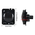 2 PCS 8W DC 12V Car SUV Refit LEDWheel Eyebrow Turn Signal for Jeep Wrangler JK 07-17, Specification: Butt Assembly Without Aperture - Image 5