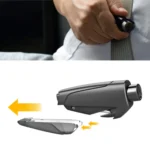 Multifunctional Portable Car Emergency Window Breaker Seat Belt Cutter - Image 6