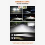 2 PCS D3R 6000K Car HID Xenon Bulb Kit Headlight - Image 10