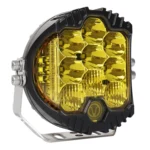 OL-1950Y 5 inch DC12V-30V 5000LM 6500K 50W Car LED Light on Three Sides Headlight for Jeep Wrangler (Gold Light) - Image 2