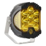 OL-1950Y 7 inch DC12V-30V 8000LM 6500K 90W Car LED Light on Three Sides Headlight for Jeep Wrangler (Gold Light) - Image 2