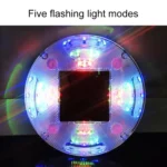 2 PCS Solar LED Flashing Light Car Rear-end Collision Warning Lights, Strong Magnetic Constantly Bright Version - Image 9