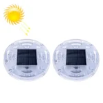 2 PCS Solar LED Flashing Light Car Rear-end Collision Warning Lights, Strong Magnetic Shock Version