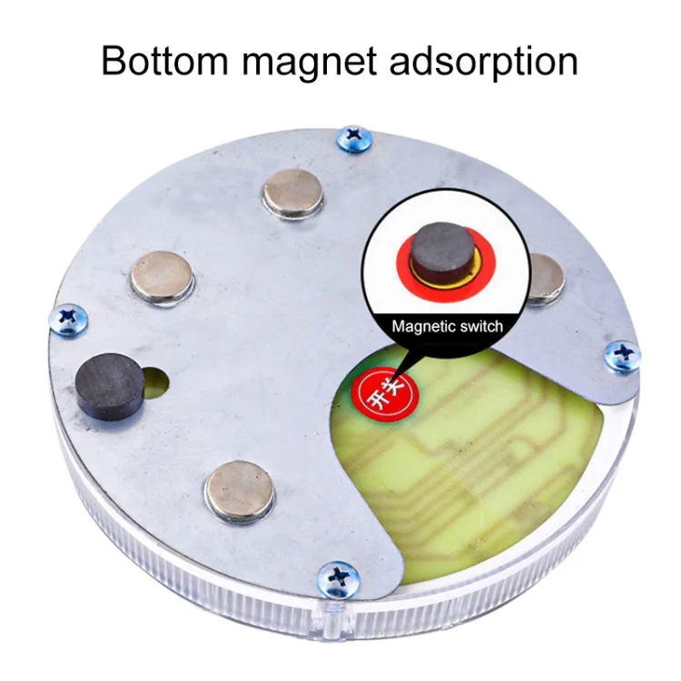 CRP3709_4.webp 2 PCS Solar LED Flashing Light Car Rear-end Collision Warning Lights, Strong Magnetic Shock Version - Image 5