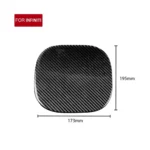 Car Carbon Fiber Fuel Tank Cover Decorative Sticker for Infiniti FX 2009-2013/QX70 2014-, Left and Right Drive Universal - Image 2