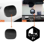 Car Carbon Fiber Fuel Tank Cover Decorative Sticker for Infiniti FX 2009-2013/QX70 2014-, Left and Right Drive Universal - Image 6