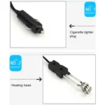 24V 8A 125-160W Cigarette Lighter Car Electric Heating Water Stick Water Heater - Image 4