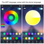 4 in 1 Universal Car Cigarette Lighter 8-color APP Control LED Atmosphere Light Decorative Lamp, with 18LEDs Lamps Cable Length: 1.5m - Image 8