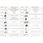 Car Headlight Bulb Base Retainer Holder Adapter Set - Image 9