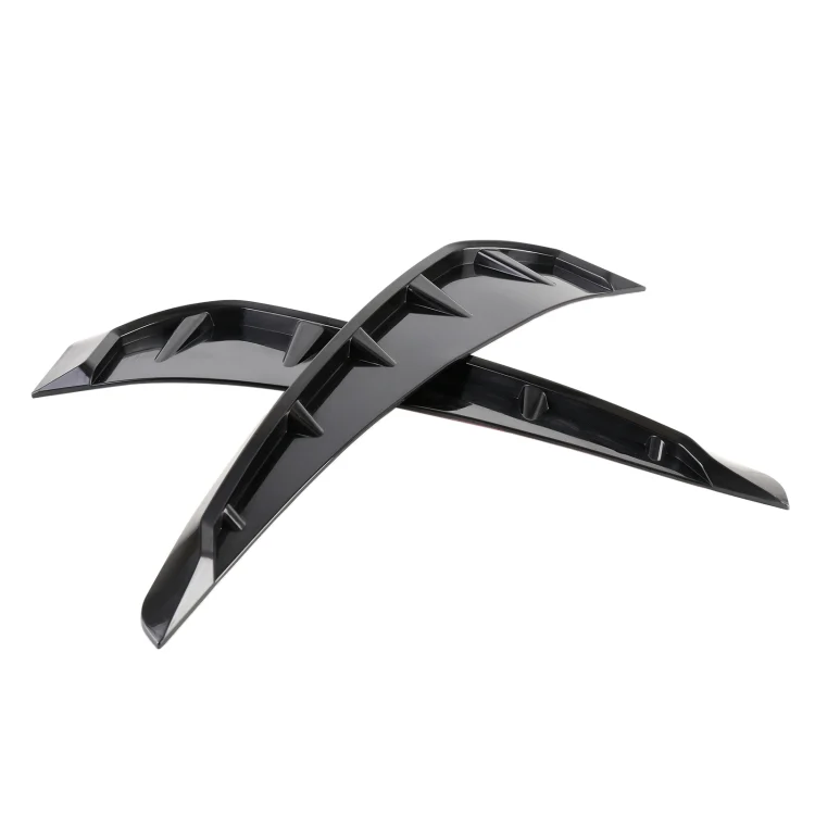 CRP3762_2.webp 2 PCS Car Soft Silicone Decorative Sticker Outside Sticker, Bright Black - Image 3