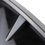 2 PCS Car Soft Silicone Decorative Sticker Outside Sticker, Bright Black - Image 6