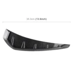 2 PCS Car Soft Silicone Decorative Sticker Outside Sticker, Carbon Fiber Texture - Image 4