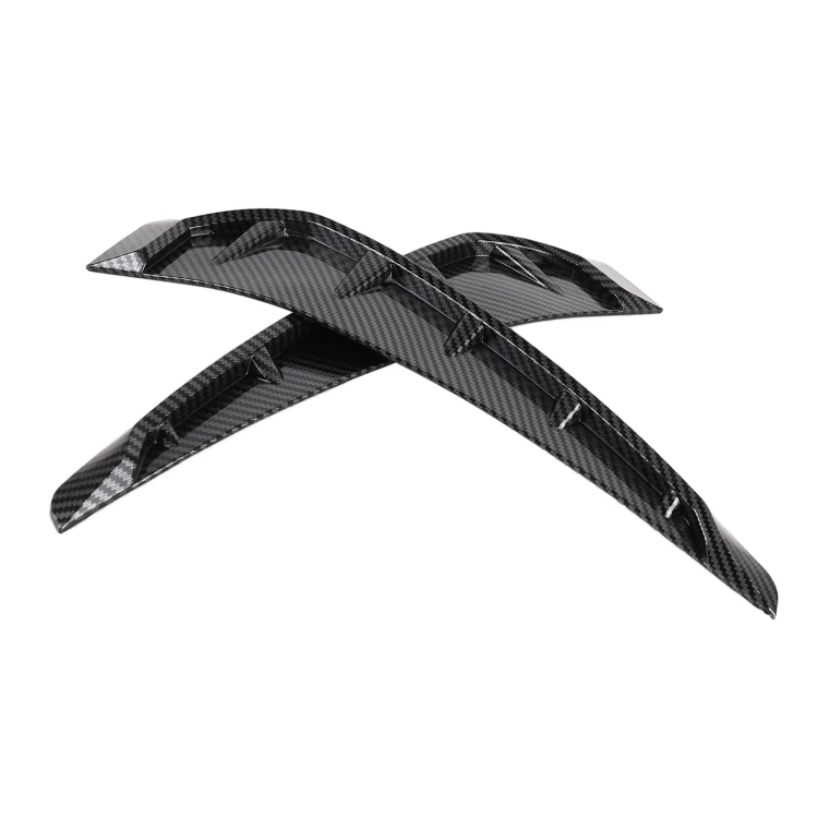 CRP3763_4.webp 2 PCS Car Soft Silicone Decorative Sticker Outside Sticker, Carbon Fiber Texture - Image 5