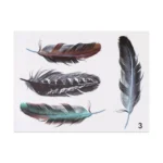 Feather Car Body Random Stickers, Pattern 3 - Image 2
