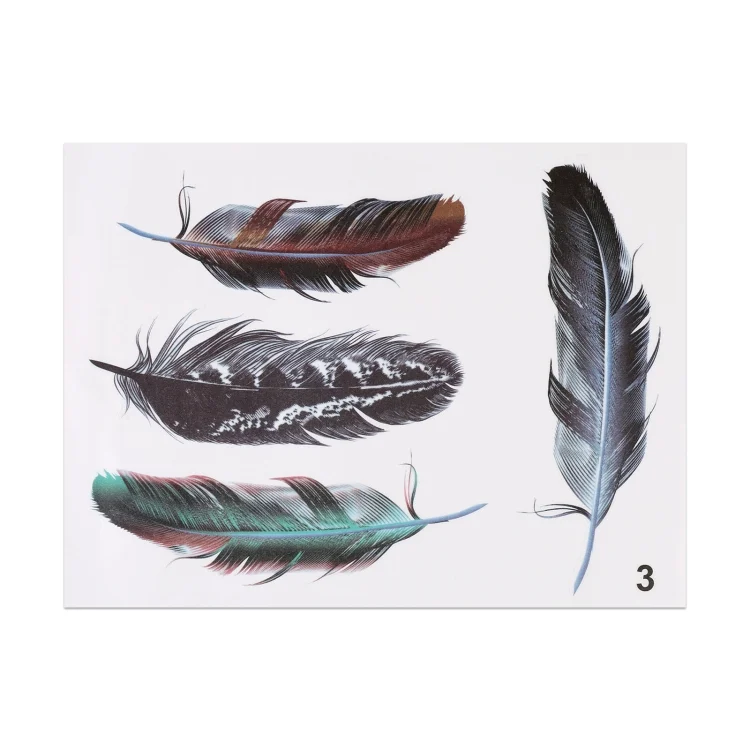 CRP3773_1.webp Feather Car Body Random Stickers, Pattern 3 - Image 2