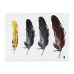 Feather Car Body Random Stickers, Pattern 4 - Image 2