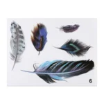 Feather Car Body Random Stickers, Pattern 6 - Image 2