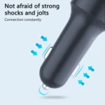 C12 Multifunctional Car Dual USB Charger Bluetooth FM Transmitter with Atmosphere Light - Image 3