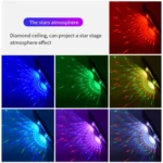 D88 5V 2.5W Car Colorful Starry Sky Atmosphere Lamp without Remote Control - Image 9