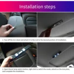 D88 5V 2.5W Car Colorful Starry Sky Atmosphere Lamp without Remote Control - Image 10