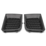 2 PCS Car Left + Right Front Bumper Lower Grille Bezel Cover for Jeep Renegade