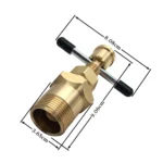 ZK-020 Car 15mm & 22mm Olive Remove Puller Solid Brass Copper Pipe Fitting - Image 4