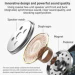 K10 Motorcycle Bluetooth Helmet Headset, Black Hard Pole Microphone - Image 8