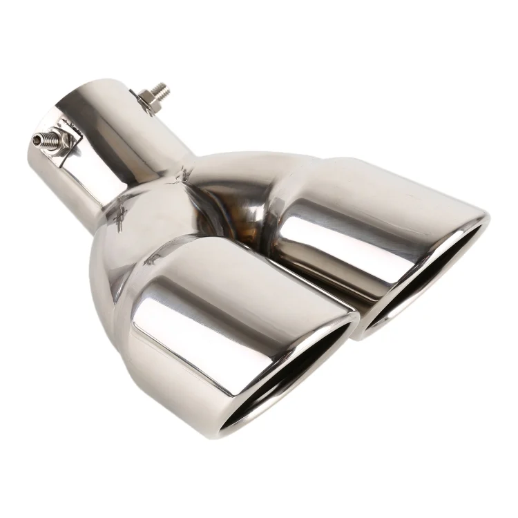 CRP4177S_1.webp Universal Car Styling Stainless Steel Elbow Exhaust Tail Muffler Tip Pipe, Inside Diameter: 7.2cm - Image 2
