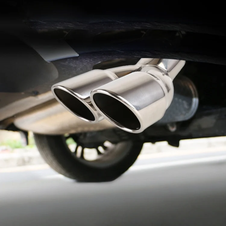CRP4177S_5.webp Universal Car Styling Stainless Steel Elbow Exhaust Tail Muffler Tip Pipe, Inside Diameter: 7.2cm - Image 6