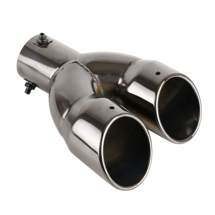 CRP4180H_1.webp Universal Car Styling Stainless Steel Straight Exhaust Tail Muffler Tip Pipe, Inside Diameter: 6cm - Image 2