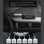 YB-Q0248 Universal Car Wireless Solar External Tire Pressure Monitor Detector - Image 7