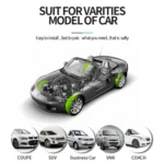 YB-Q0248 Universal Car Wireless Solar External Tire Pressure Monitor Detector - Image 9