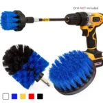 4 in 1 Floor Wall Window Glass Cleaning Descaling Electric Drill Brush Head Set, Random Color Delivery - Image 2